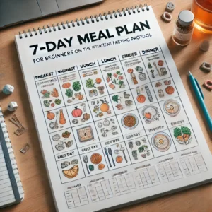 16/8 intermittent fasting 7 day meal plan